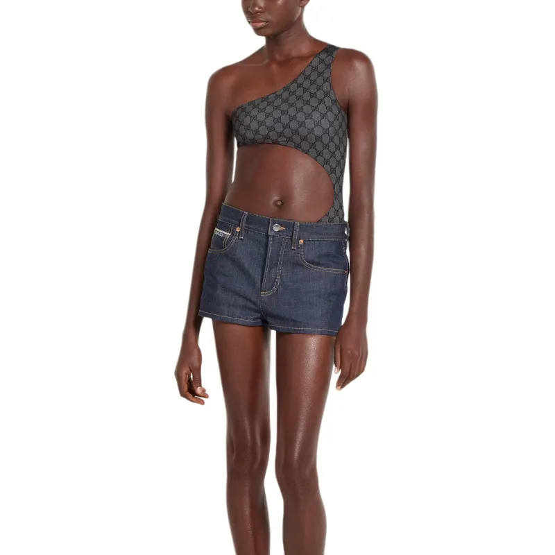 GUCCI FW25 One piece Swimsuit Women's Black-2