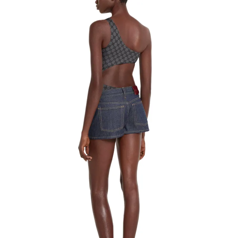 GUCCI FW25 One piece Swimsuit Women's Black-4