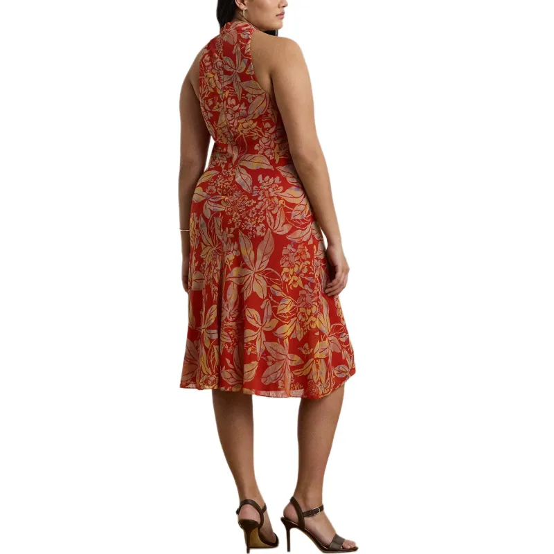 LAUREN RALPH LAUREN Slip Dress Women's Red-2