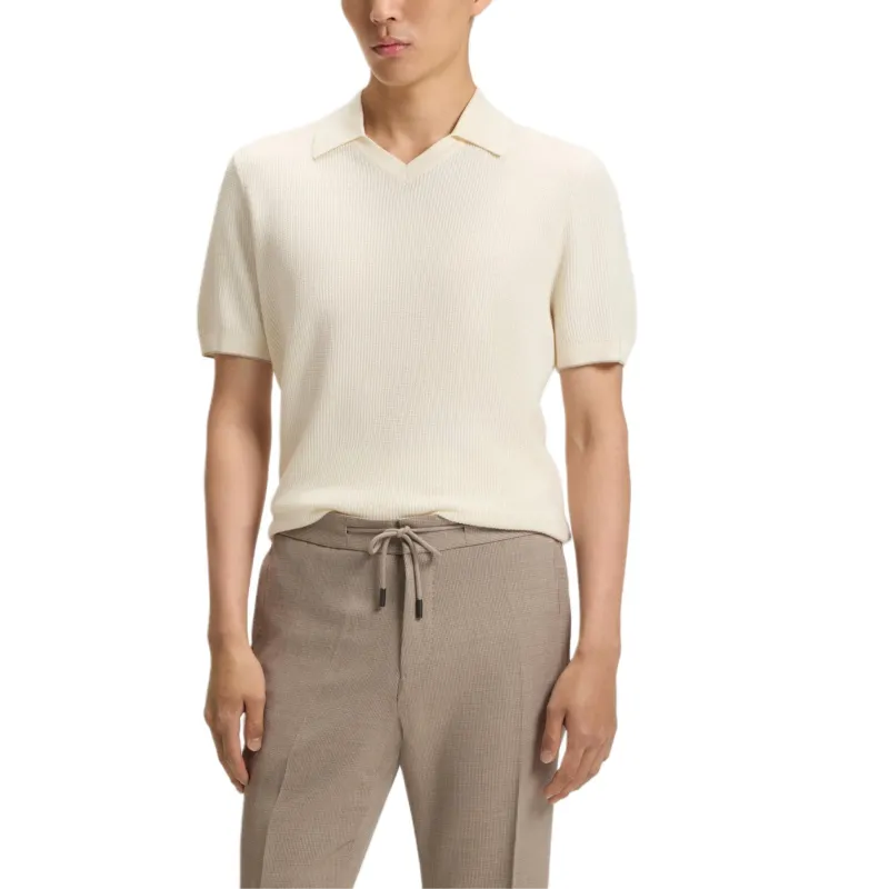 HUGO BOSS SS25 Polo Shirt Men's Beige-1