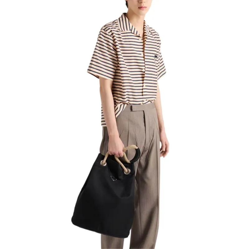 PRADA Shirt Men's Egg White Stone Color-3
