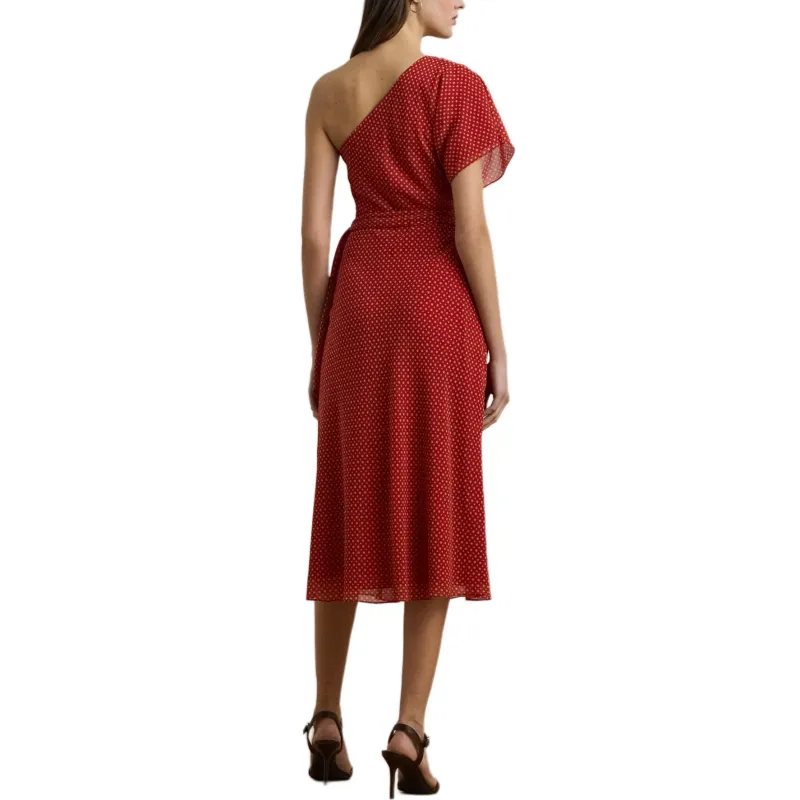 LAUREN RALPH LAUREN Short Sleeved Dress Women's Red-2