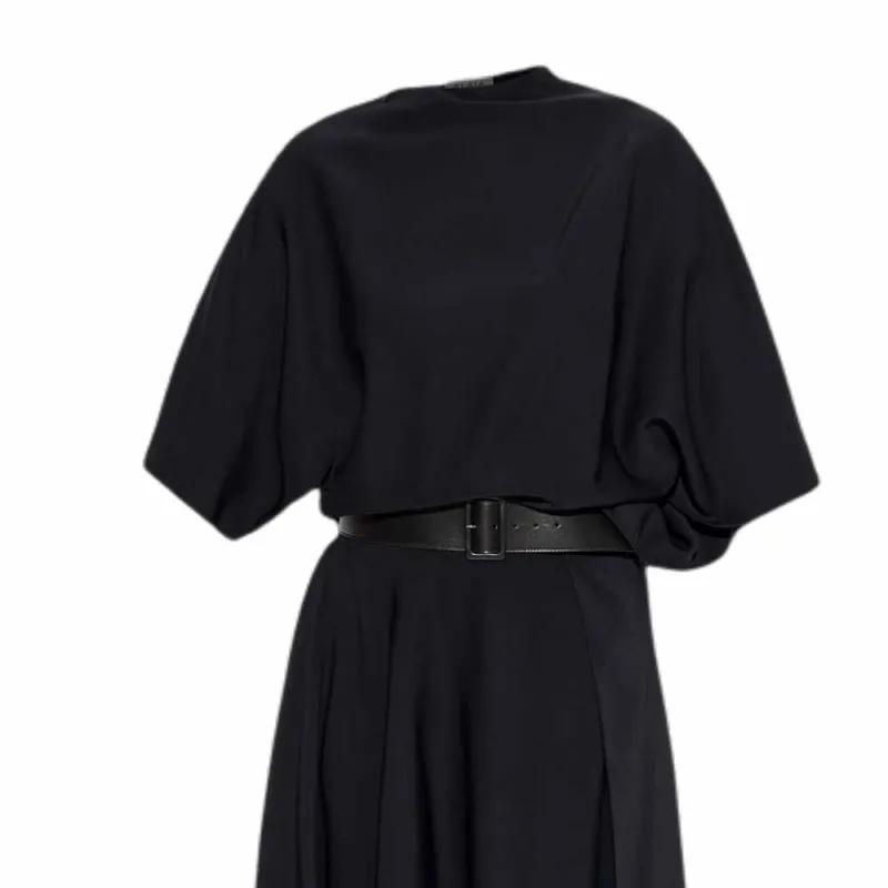 Alaia Short Sleeved Dress Women's Black-5