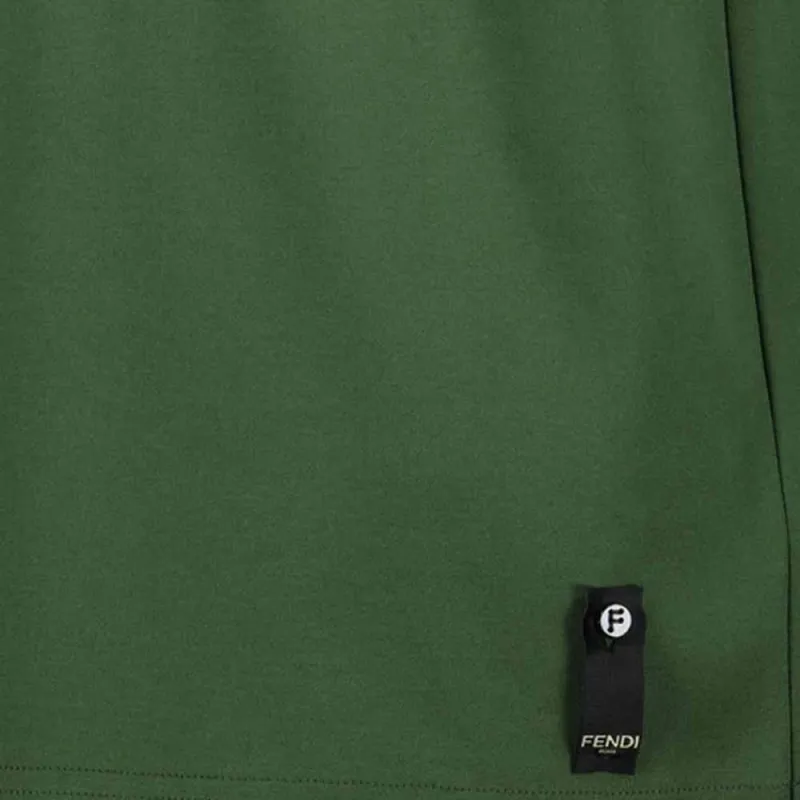 FENDI T Shirts Men Green-3