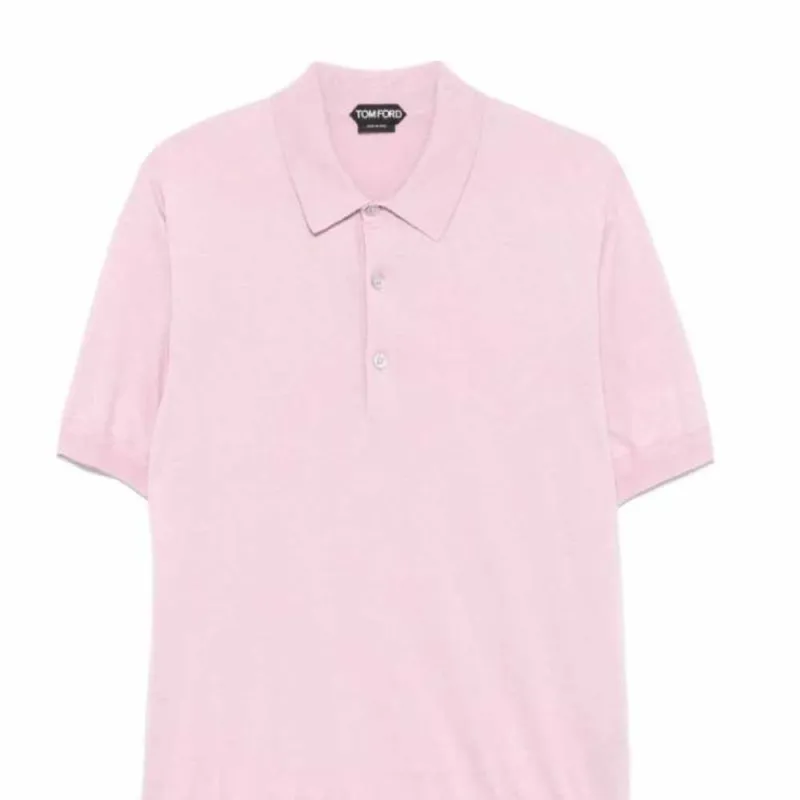 TOM FORD Fine knit Polo Shirt-4