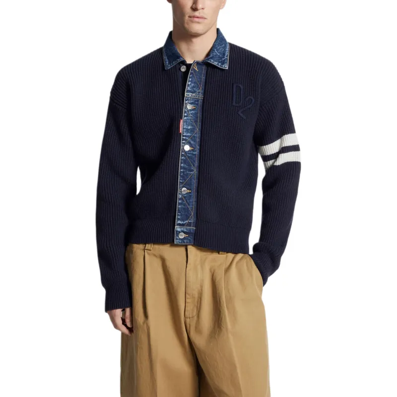 DSQUARED 2 Knitwear Men Blue-2