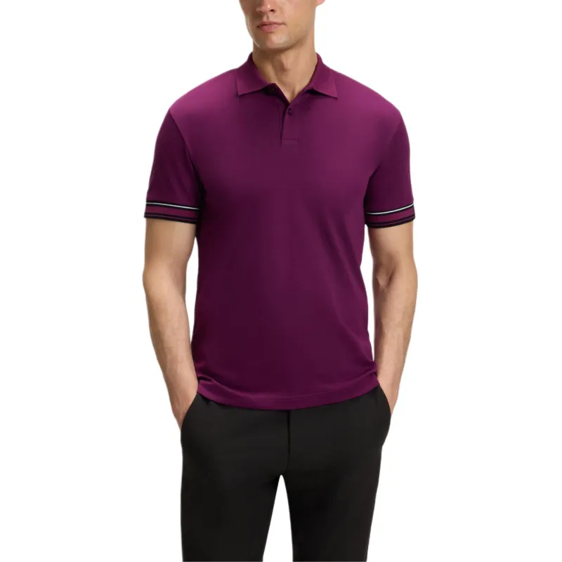 HUGO BOSS Polo Shirts Men Pink-1