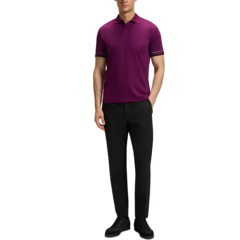 HUGO BOSS Polo Shirts Men Pink-2