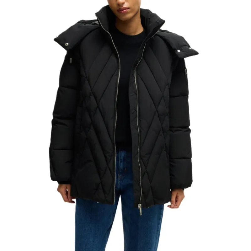 HUGO BOSS Puffer Jacket Women's Black-1