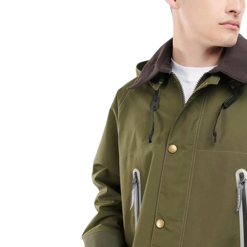 BARBOUR x And Wander FW22 Jackets & Coats Men's Green-3