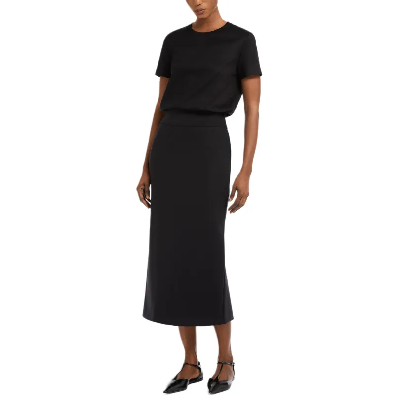 MaxMara Casual Long Skirt Women's Black-3