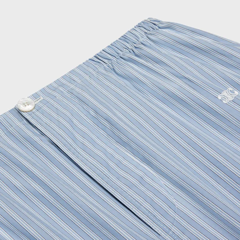 CELINE Triomphe Pajama Pants In Striped Poplin-2