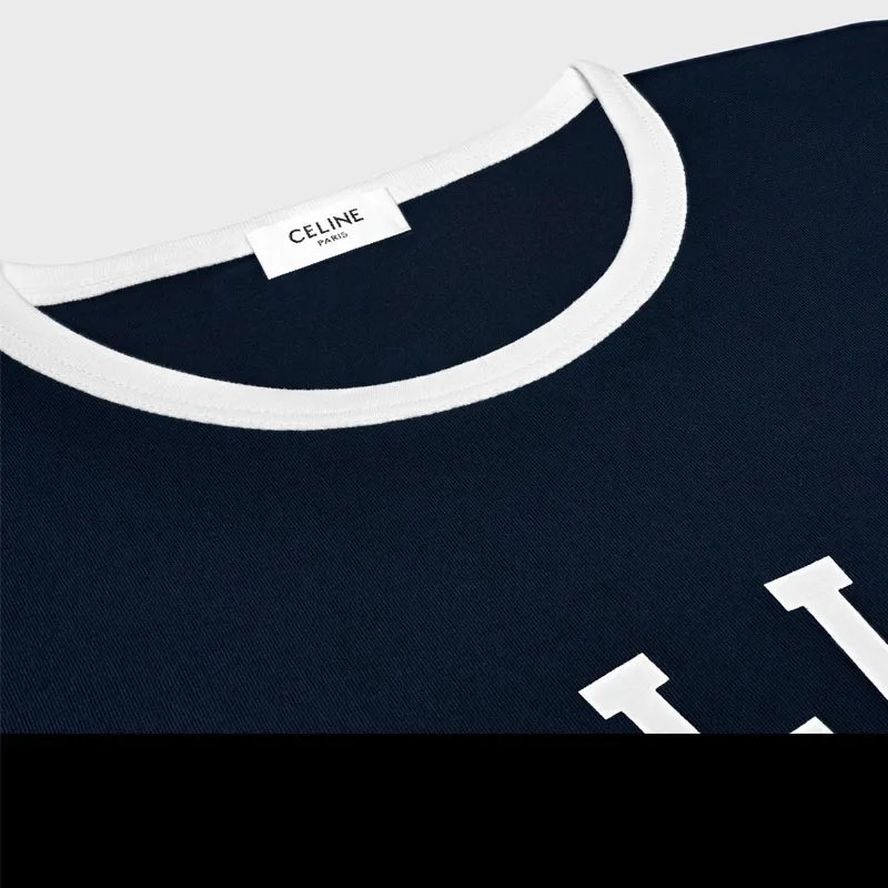 CELINE Blason 70's T shirt In Cotton Jersey-3