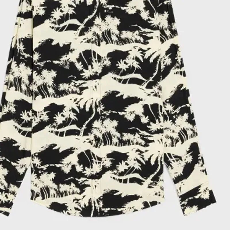 CELINE Shirts Men Black-4