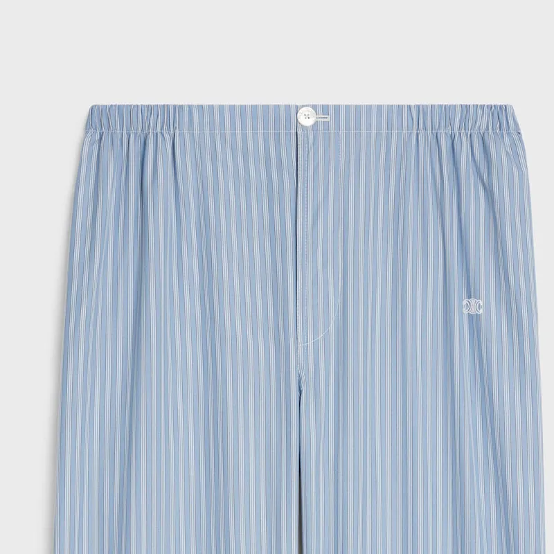 CELINE Triomphe Pajama Pants In Striped Poplin-3