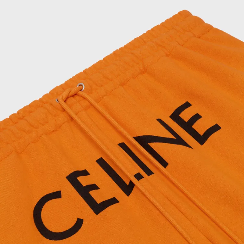 CELINE Knitted Sweatpants Men's Orange-2