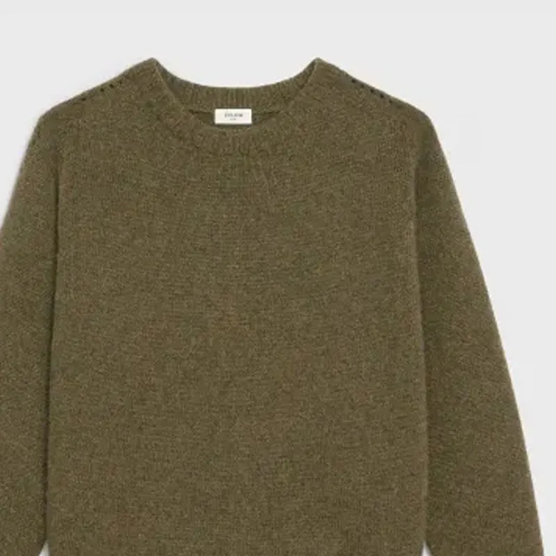 CELINE Sweater Women's Khaki Green-3