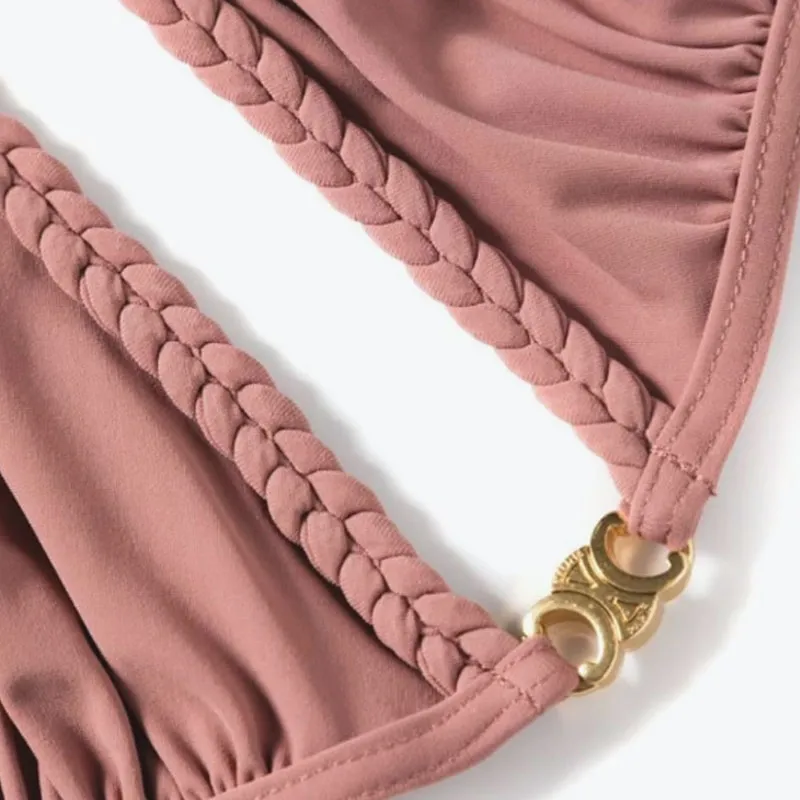 CELINE Triangle Bikini Top-3