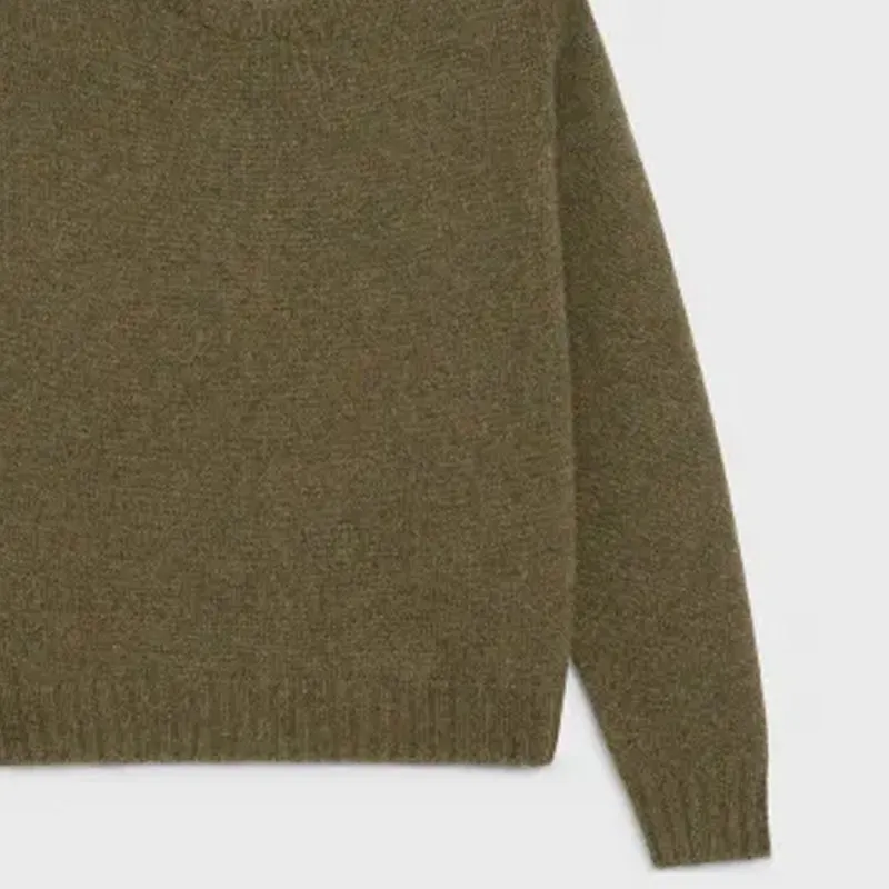 CELINE Sweater Women's Khaki Green-4