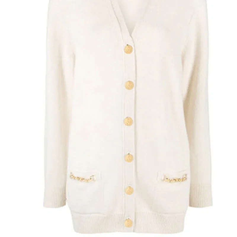 CELINE Cashmere Sweaters Women's White-2