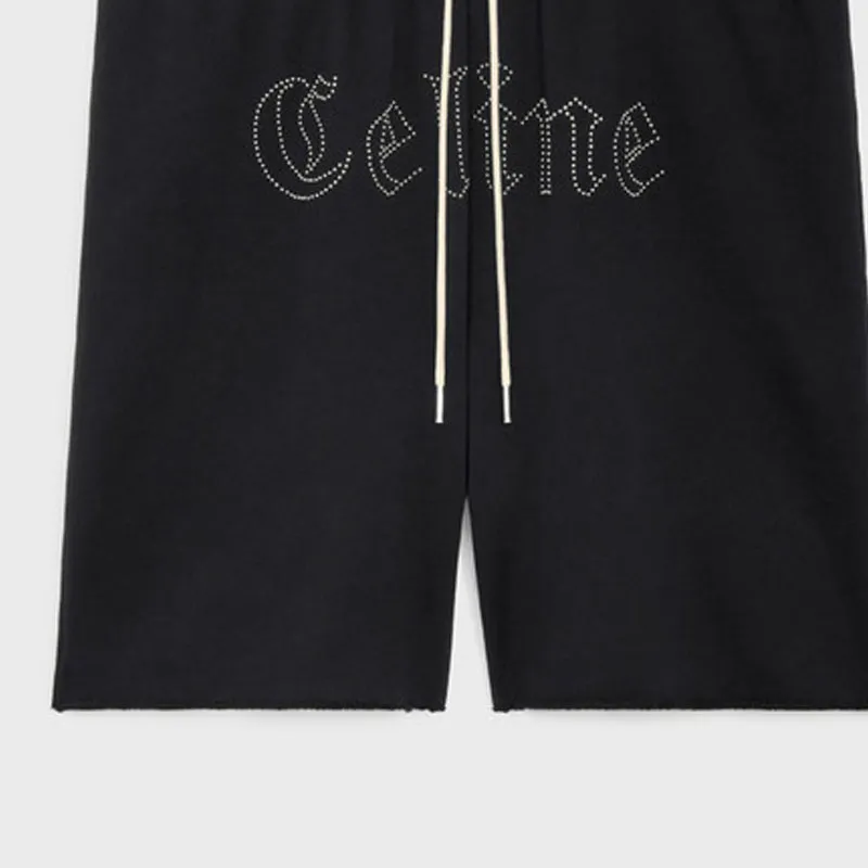 CELINE Casual Shorts Men Black-4