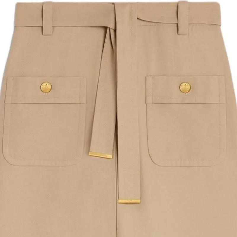 CELINE Taillat Pants In Cotton Twill-3