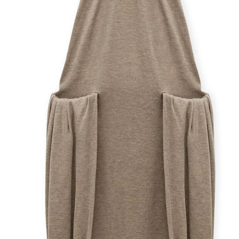 LOEWE FW24 Sleeveless Dress Women's Brown-4