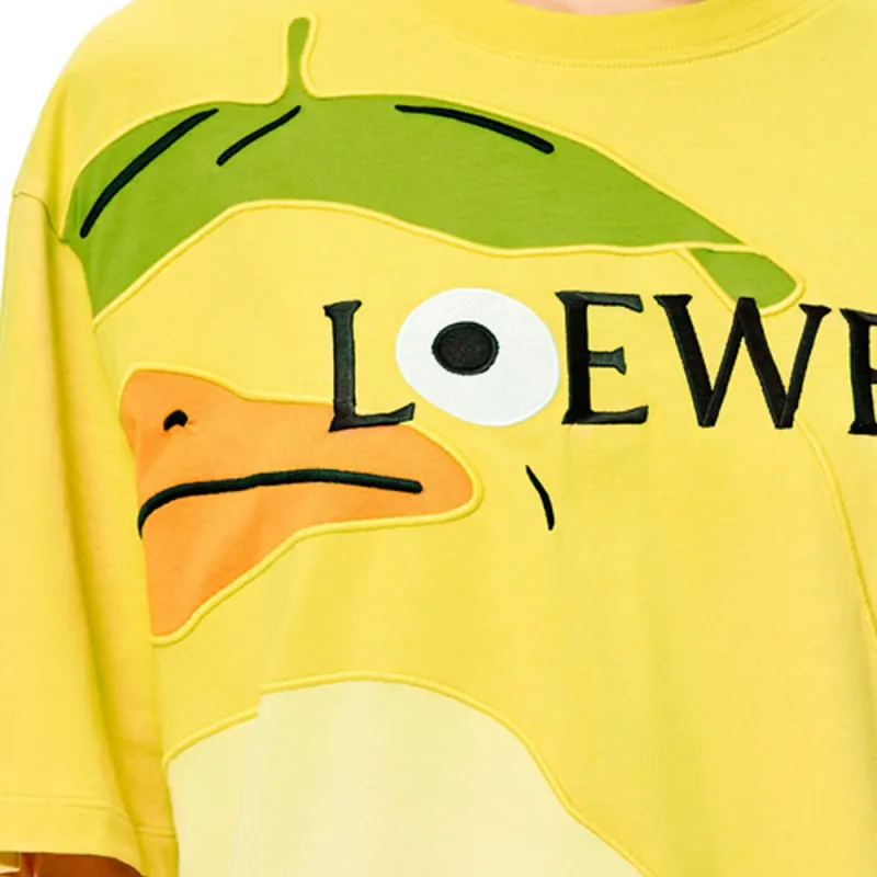 LOEWE x QIANYUQIANXUN,LIANMINGKUAN SS22 T Shirt Women's Yellow-4
