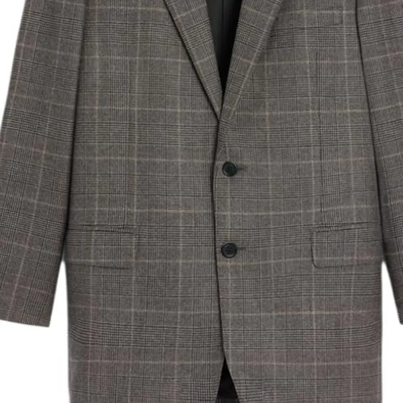 CELINE Bibliothèque Nationale De France Blazer In Prince Of Wales Wool-3