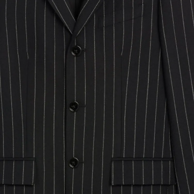 CELINE Carnaby Jacket In Striped Virgin Wool-3