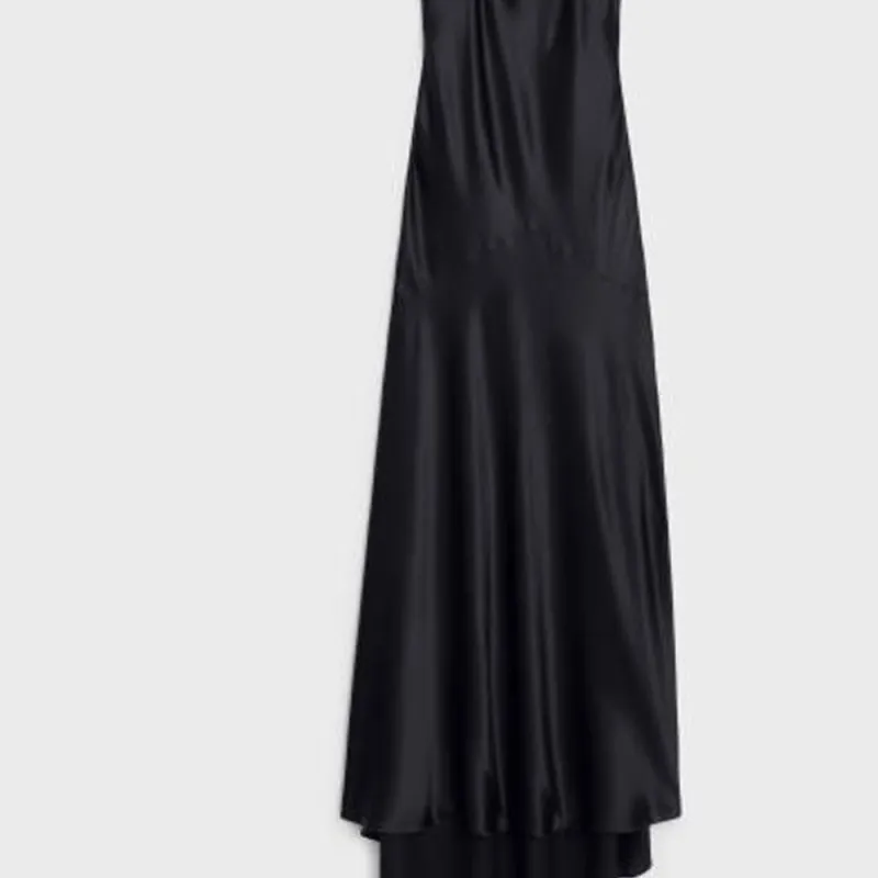 CELINE Open Back Halterneck Dress-4