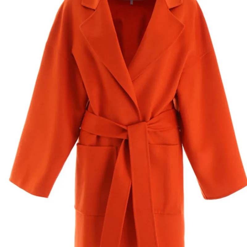 LOEWE Velvet Jackets Women's Orange-4