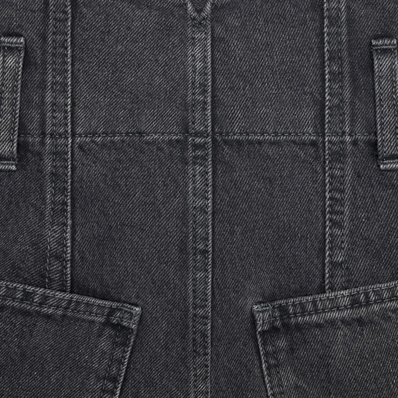 CELINE Denim Shorts Women's Black-2