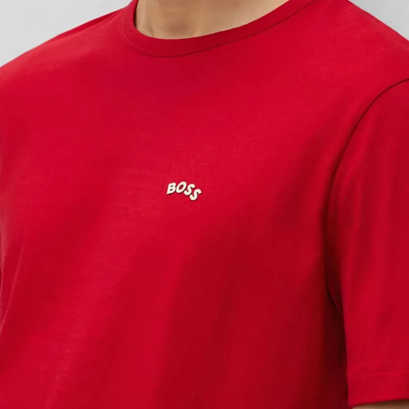 HUGO BOSS T Shirt Men's Dark Red-4