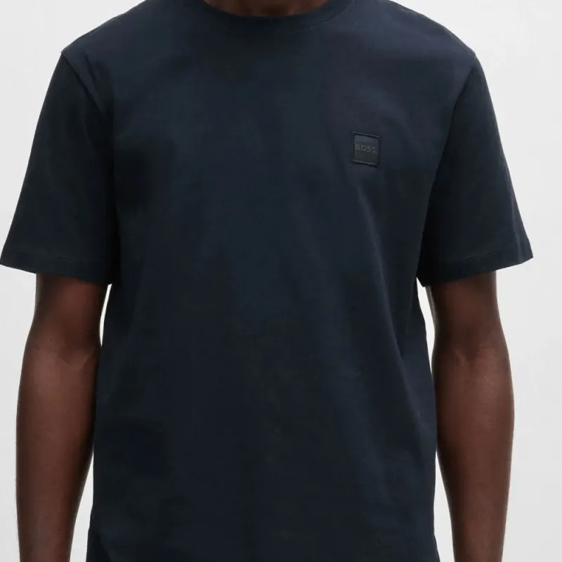 HUGO BOSS Logo Patch Crewneck T Shirt-4