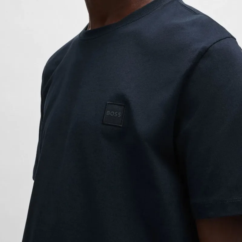 HUGO BOSS Logo Patch Crewneck T Shirt-3