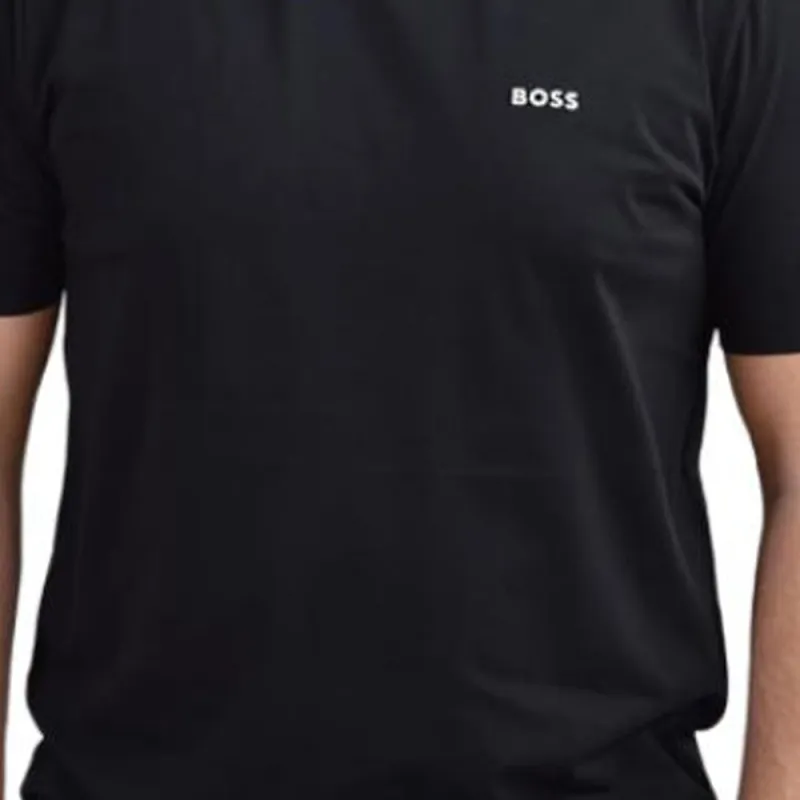 HUGO BOSS T Shirts Men Black-2