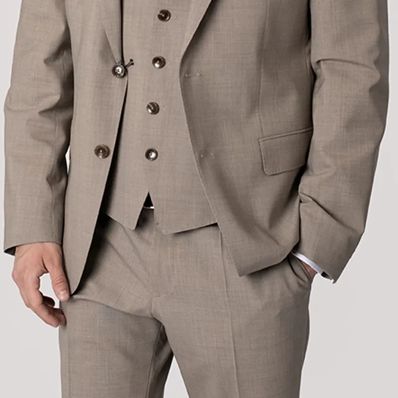 HUGO BOSS Business Suit Men's Light Brown-4