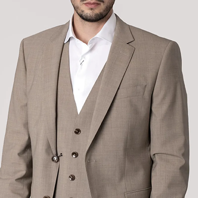 HUGO BOSS Business Suit Men's Light Brown-3