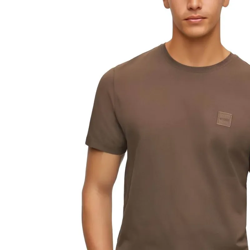 HUGO BOSS T Shirts Men Brown-2