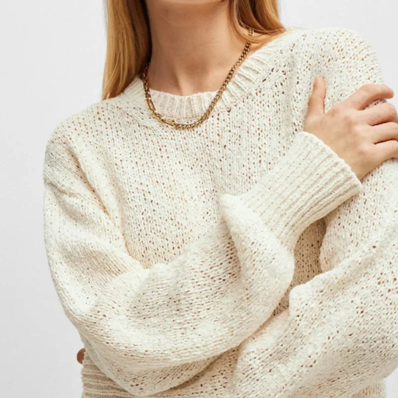 HUGO BOSS 3D knit Crew neck Jumper-4
