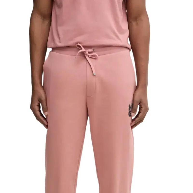 HUGO BOSS SS25 Knitted Sports Pants Men's Pink-4