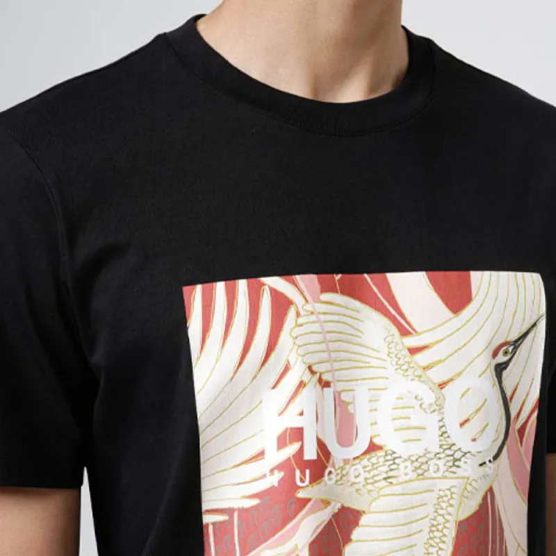 HUGO BOSS T Shirts Men Black-4
