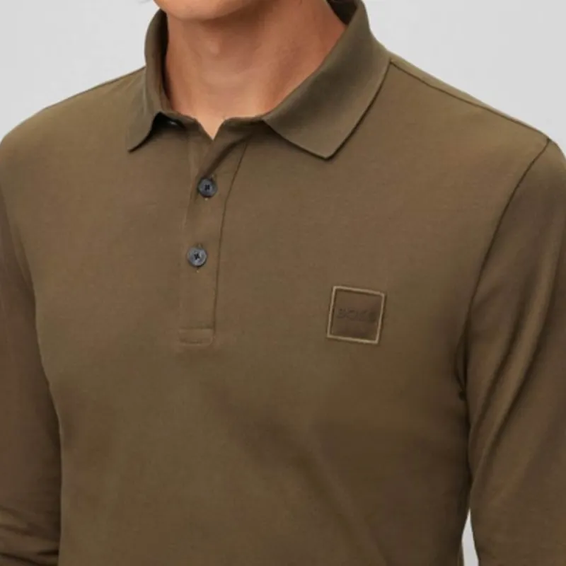 HUGO BOSS Polo Shirts Men Dark Green-4
