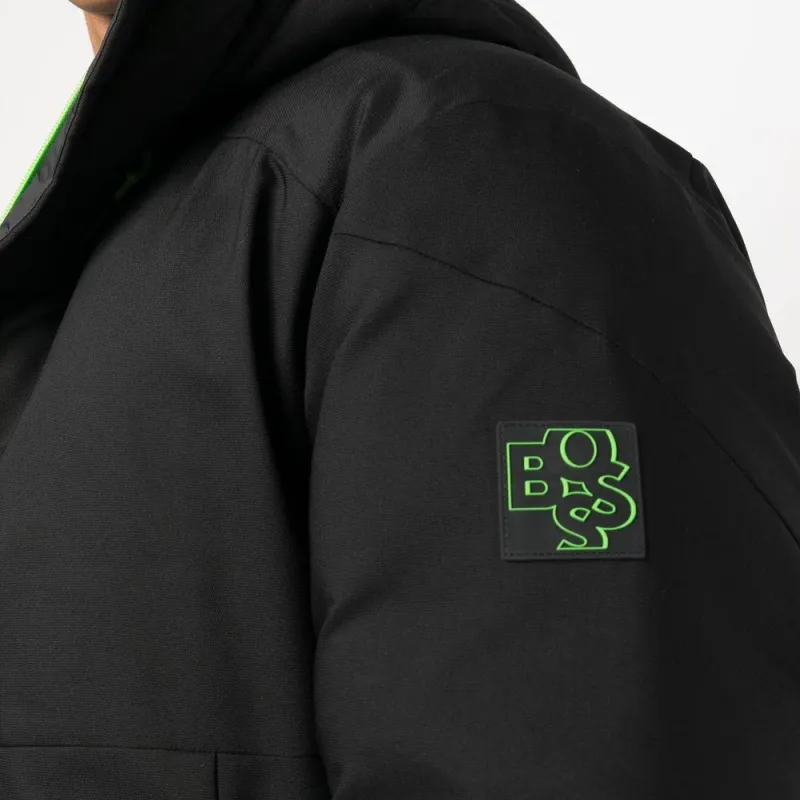 HUGO BOSS Logo patch Padded Jacket-4