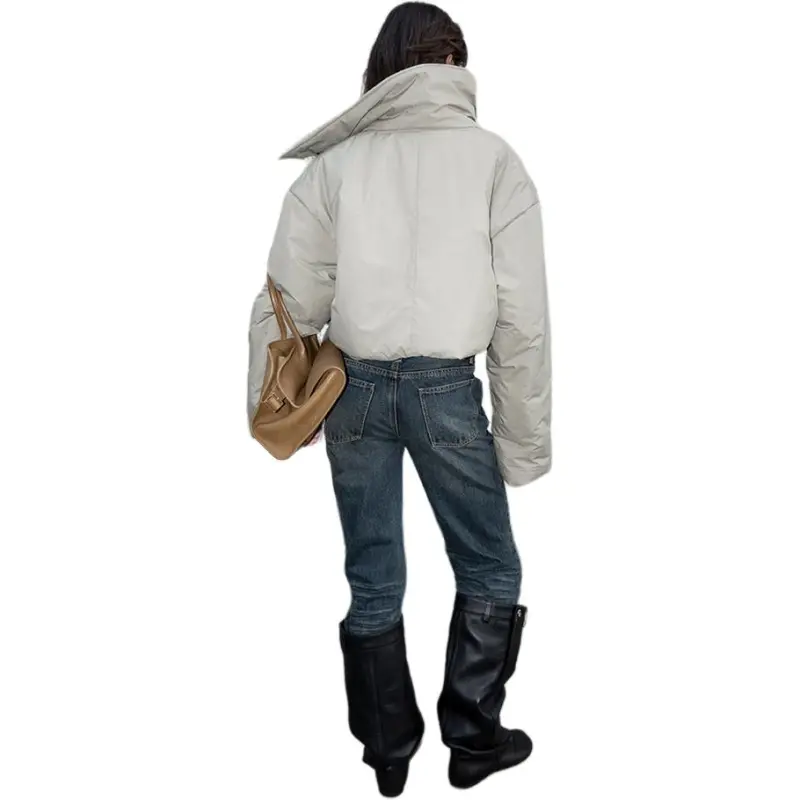 Rarely Alike Puffer Jacket Women's Light Green-1