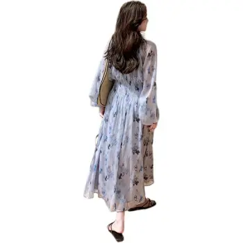 TEME Long Sleeved Dress Women's Floral Dress