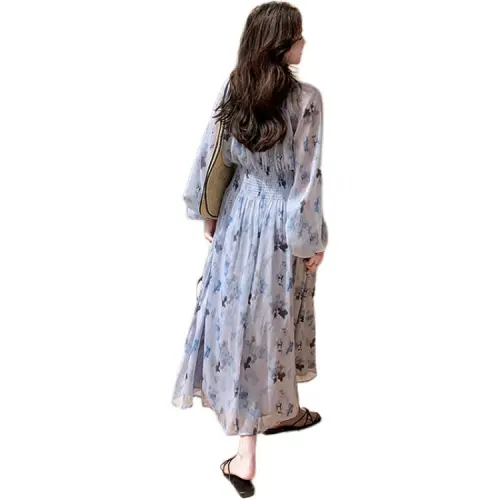 TEME Long Sleeved Dress Women's Floral Dress