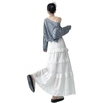 POPEYE Casual Long Skirt Women's White