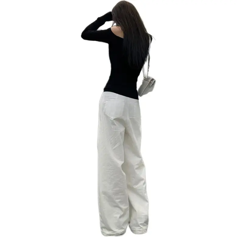 ONE SHALLOW Drop Shoulder Sleeve T Shirt Women's-1